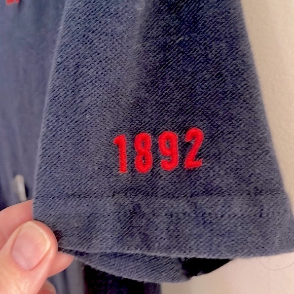 NWT Abercrombie Kid's Navy Blue Polo. Size XL 16. - Picture 6 of 11